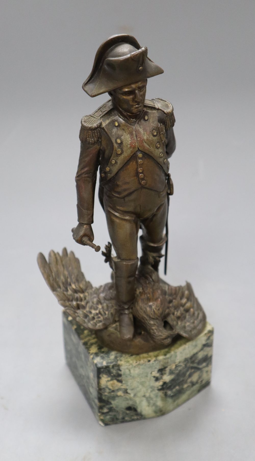 A signed bronze of Napoleon